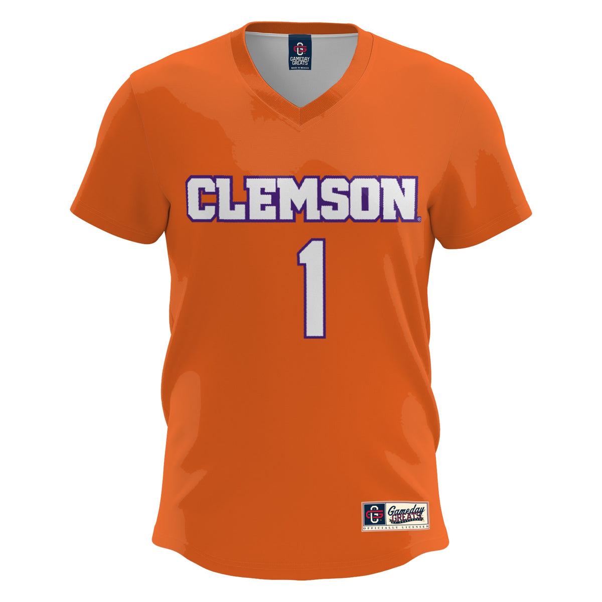 #1 Clemson Tigers GameDay Greats Lightweight Lacrosse Jersey - Orange