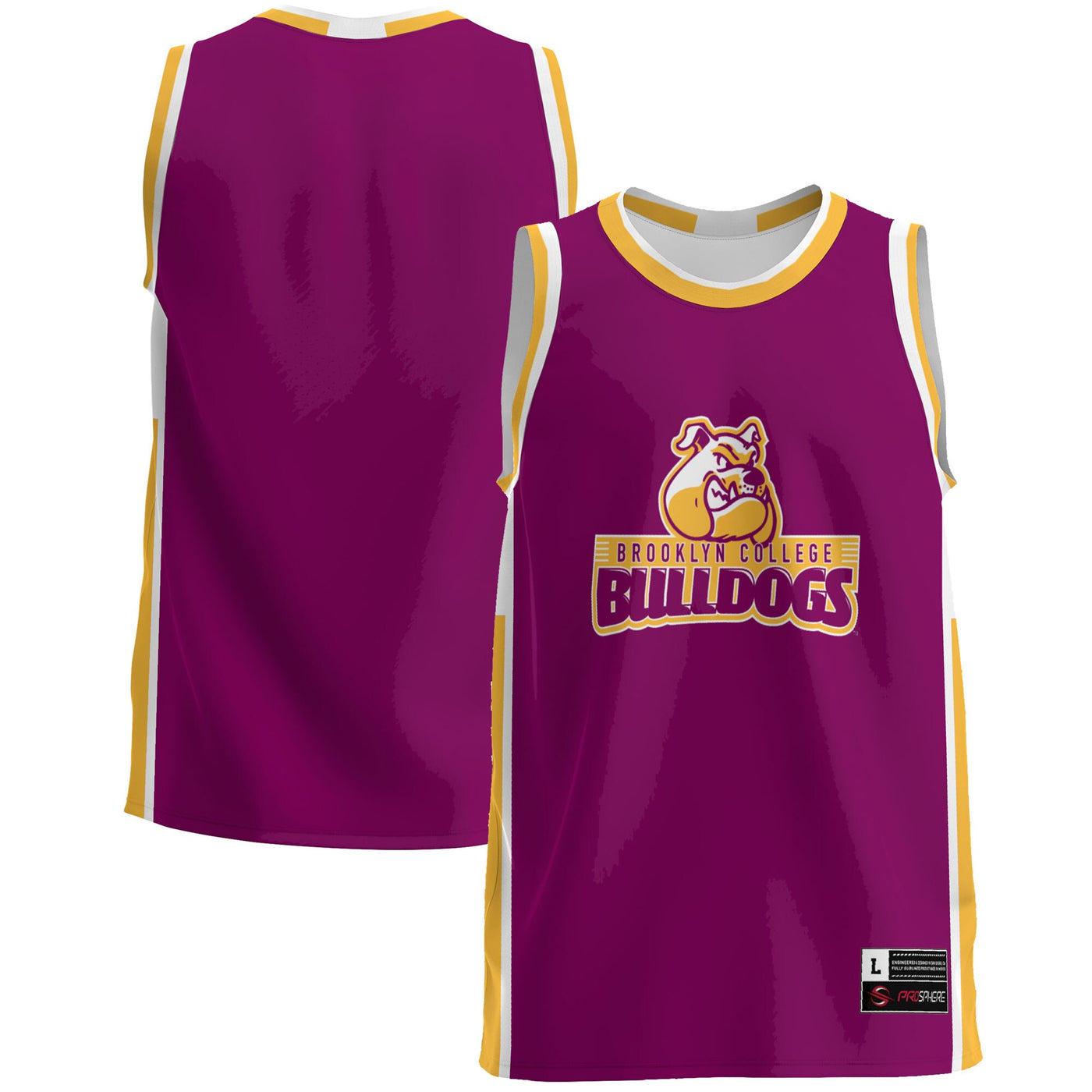 GameDay Greats Maroon Brooklyn College Bulldogs Lightweight Basketball Jersey