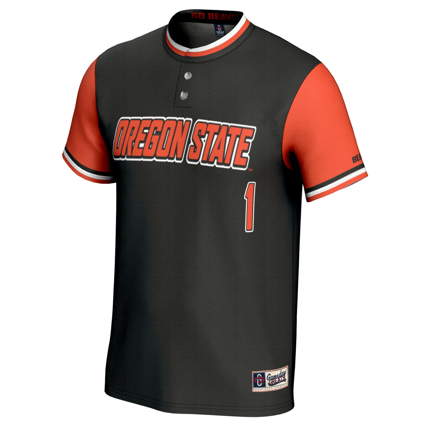 GameDay Greats #1 Black Oregon State Beavers Softball Fashion Jersey