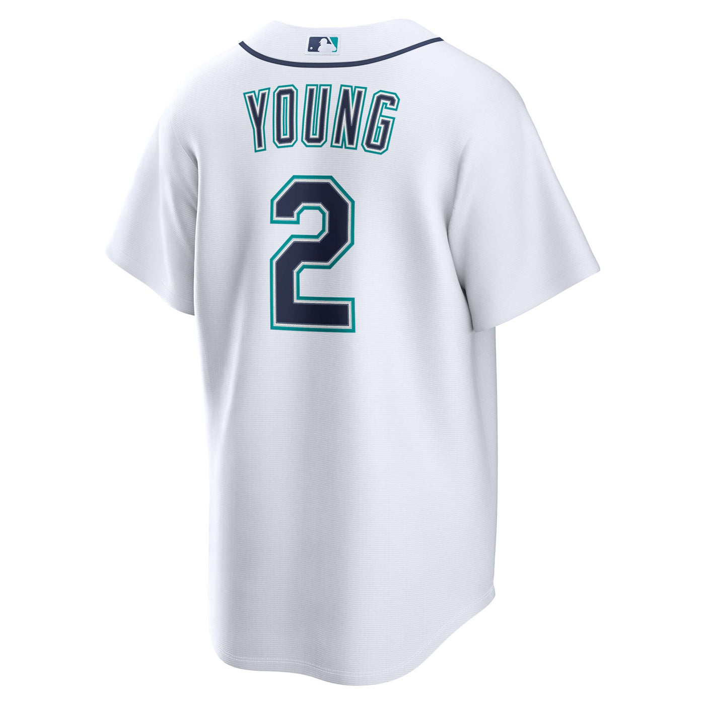 Seattle Mariners Cole Young Nike White Home Replica Jersey
