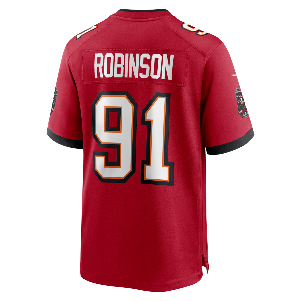 Tampa Bay Buccaneers A'Shawn Robinson Red Team Game Jersey