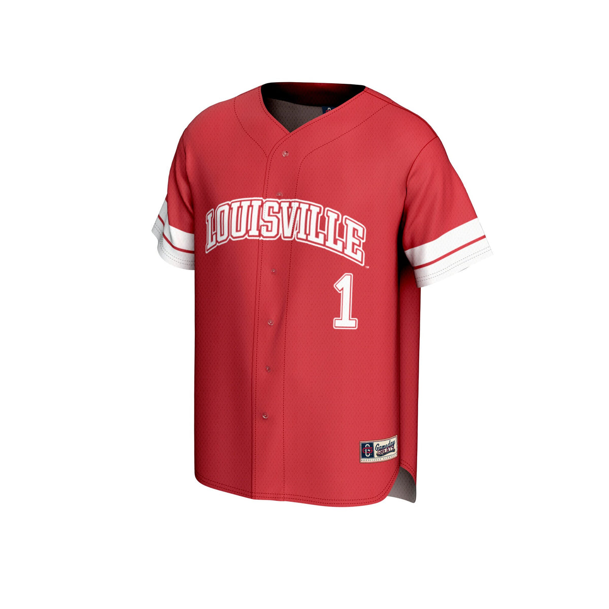 #1 Louisville Cardinals GameDay Greats Lightweight Collegiate Baseball Fashion Jersey - Red