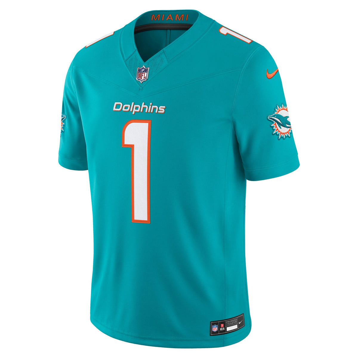 Miami Dolphins Tua Tagovailoa Aqua Team Vapor F.U.S.E. Stitched Limited Jersey