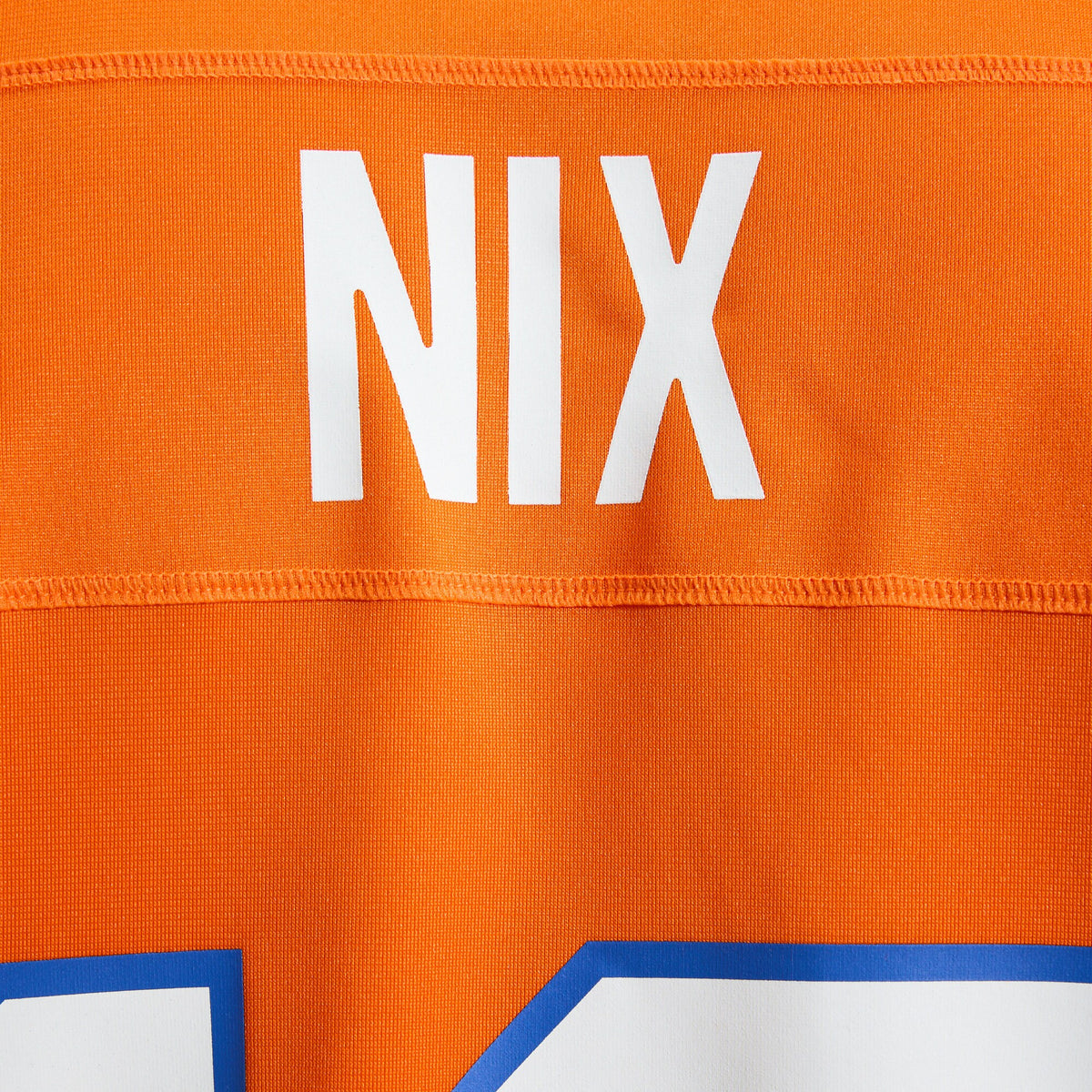 Denver Broncos Bo Nix Orange Mile High Collection 1977 Throwback Player Game Jersey