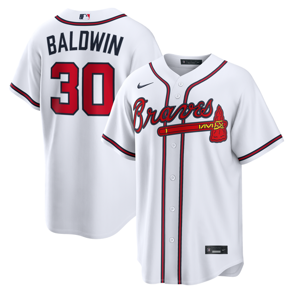 Atlanta Braves Drake Baldwin Nike White Home Replica Jersey