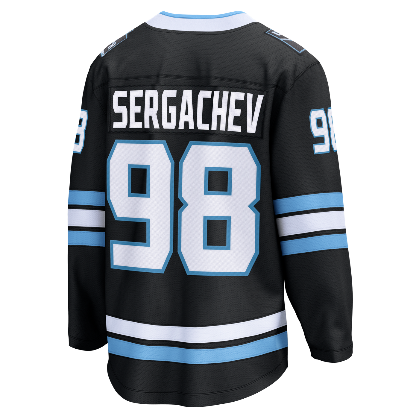 Utah Mammoth Mikhail Sergachev Fanatics Black Home Breakaway Player Jersey