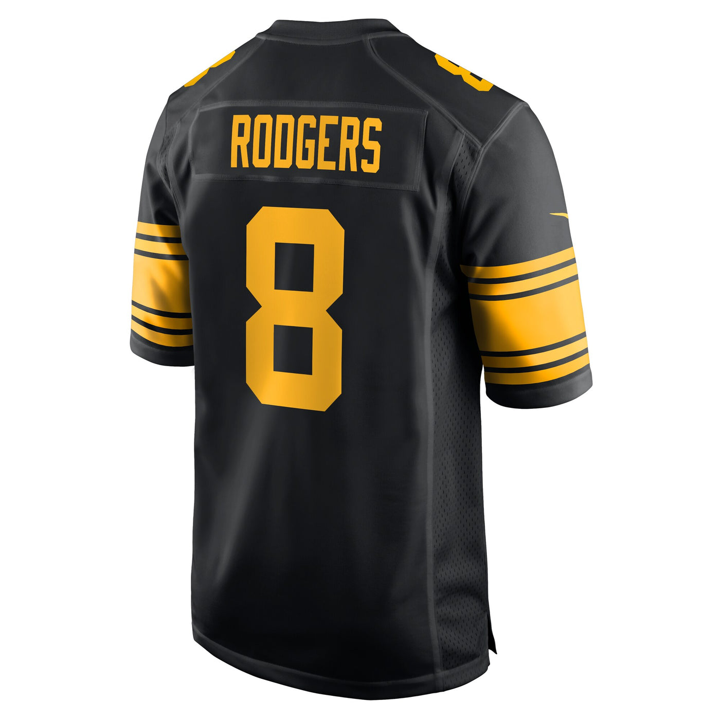 Pittsburgh Steelers Aaron Rodgers Nike Black Alternate Game Jersey