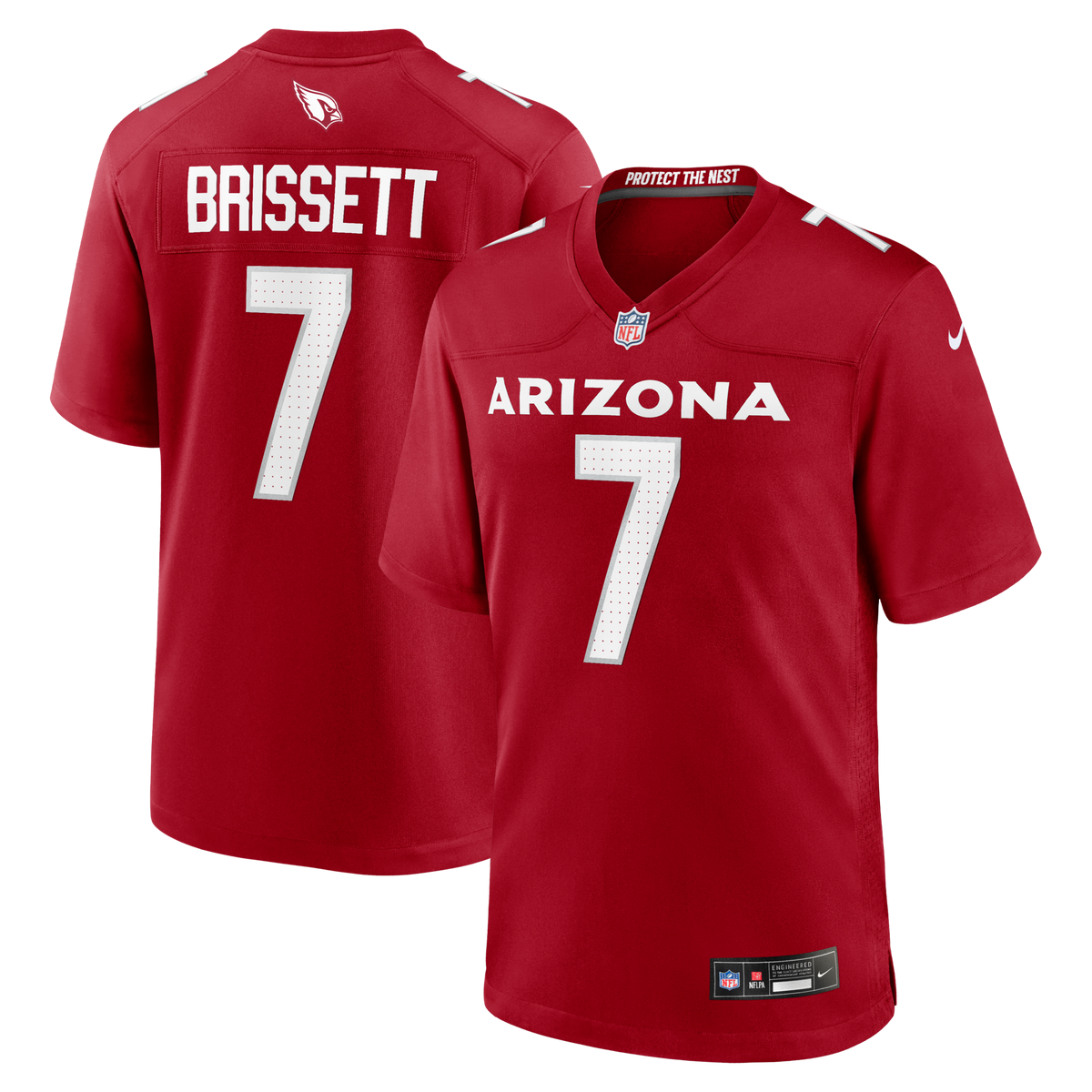 Arizona Cardinals Jacoby Brissett Cardinal Team Game Jersey