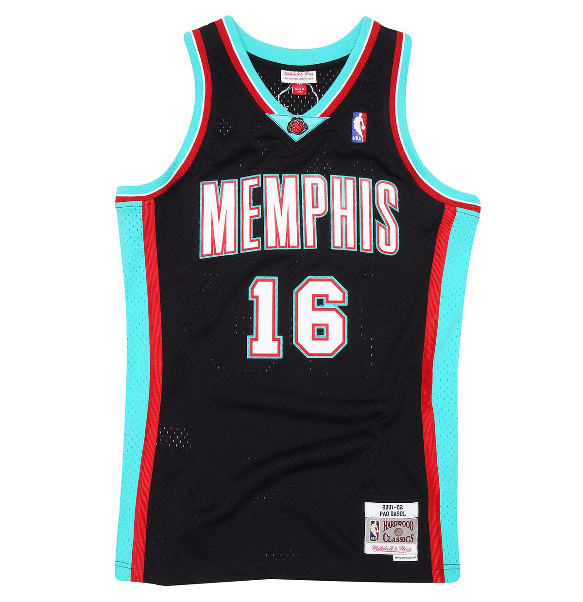 Memphis Grizzlies Pau Gasol Hardwood Classics Road Swingman Jersey By Mitchell & Ness -