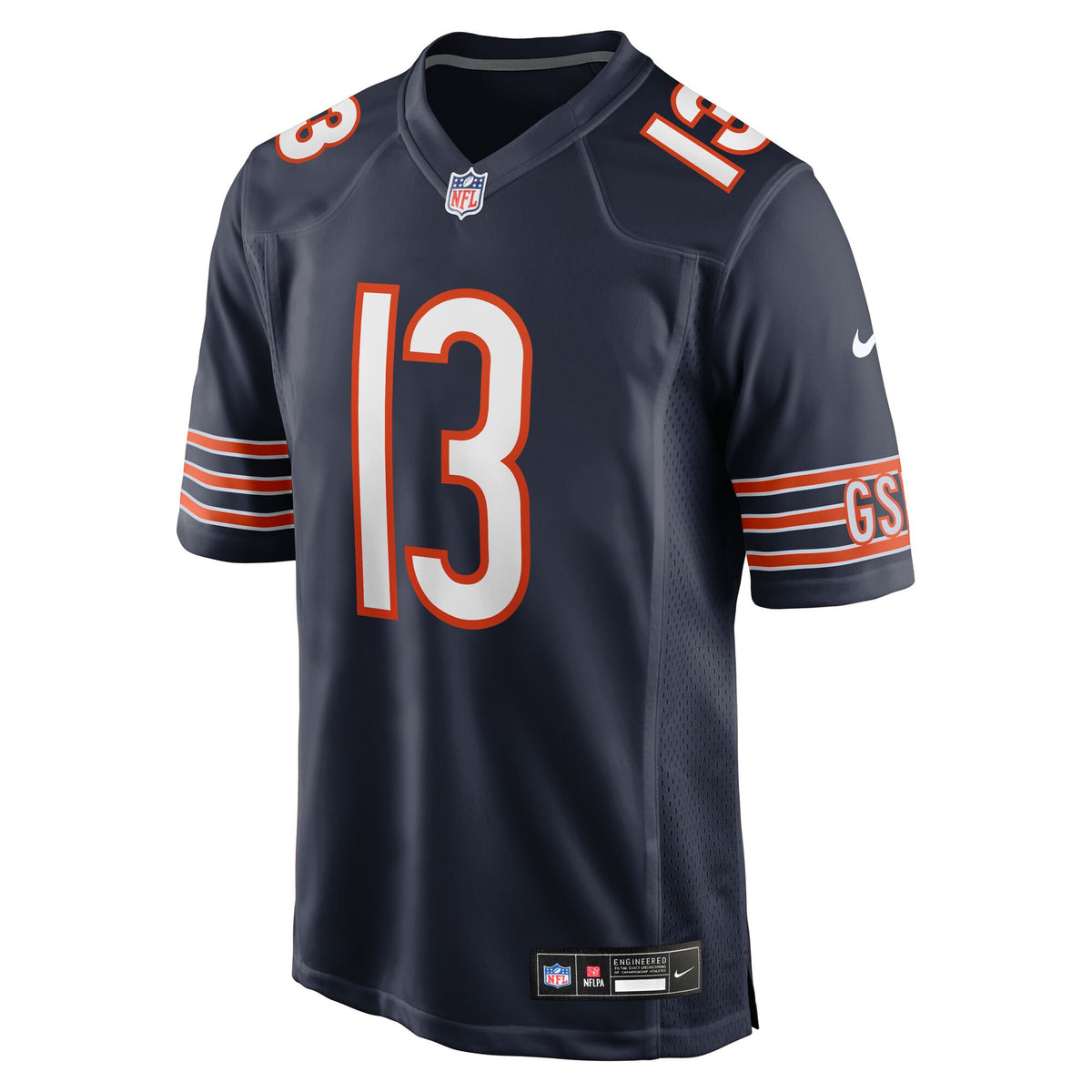 Chicago Bears Maurice Alexander Navy Team Game Jersey