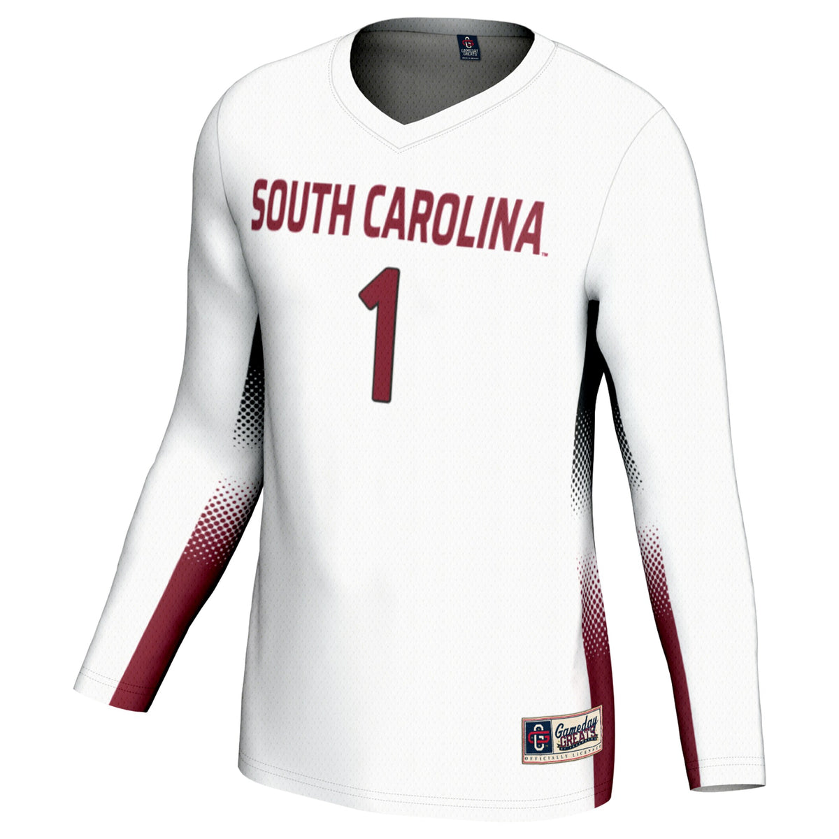 #1 South Carolina Gamecocks GameDay Greats Lightweight Volleyball Jersey - White