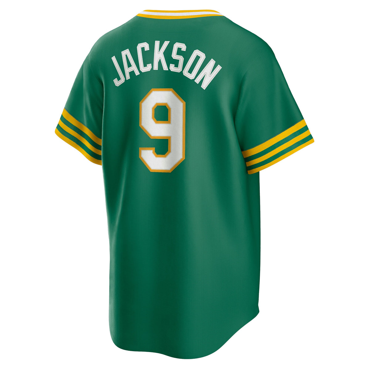 Athletics Reggie Jackson Kelly Green Road Cooperstown Collection Player Jersey