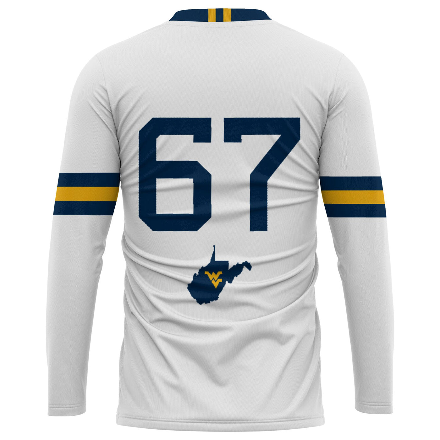 GameDay Greats #1 White West Virginia Mountaineers Lightweight Volleyball Jersey