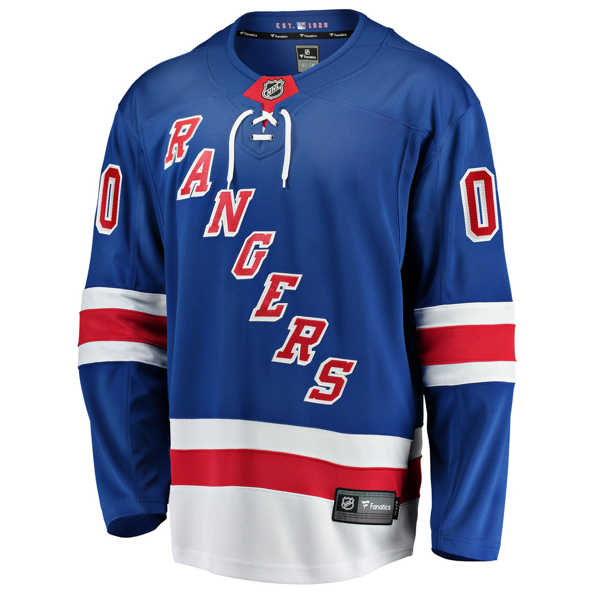 New York Rangers Fanatics Blue Home Breakaway Custom Jersey