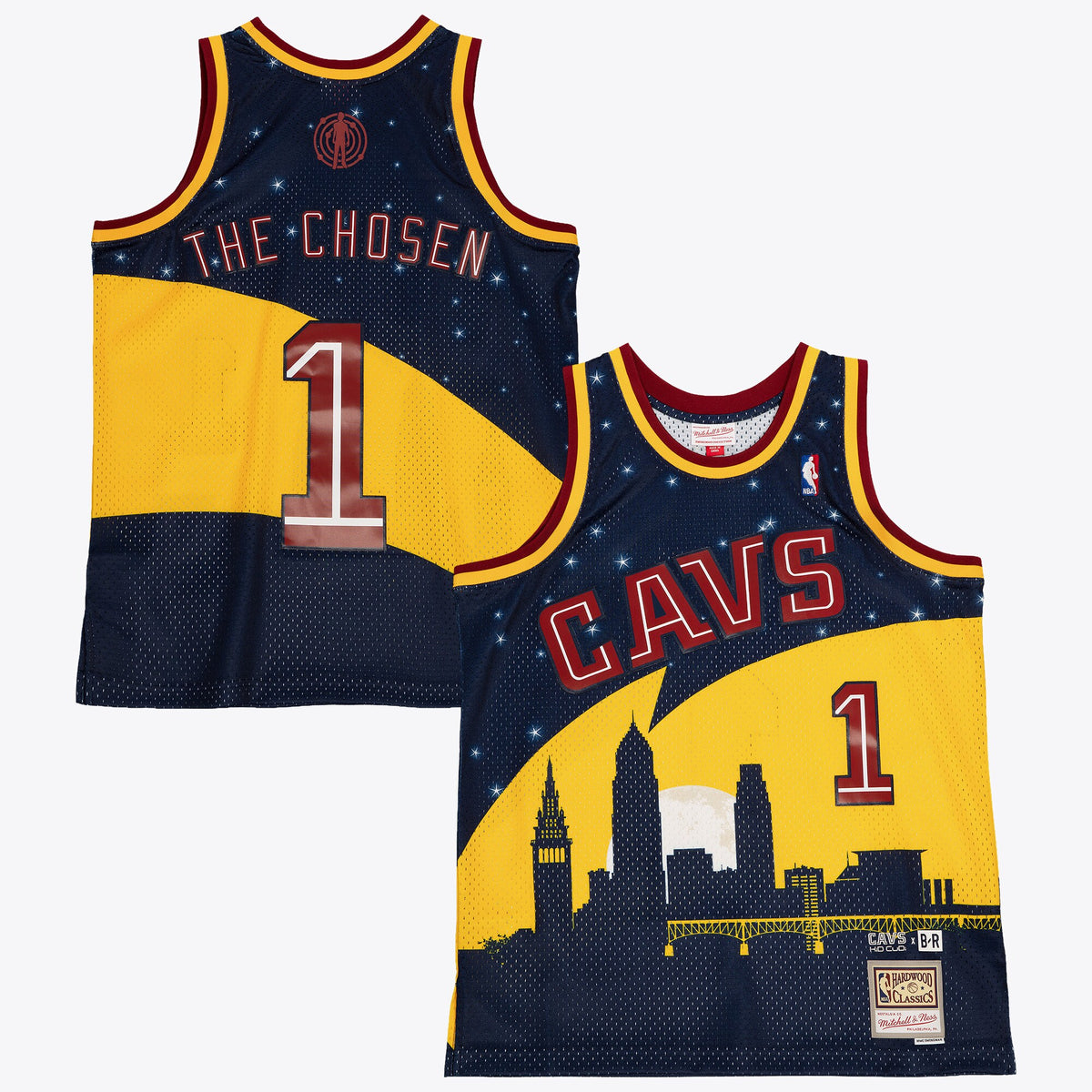 Cleveland Cavaliers Mitchell & Ness X Kid Cudi Br Remix Jersey - Navy