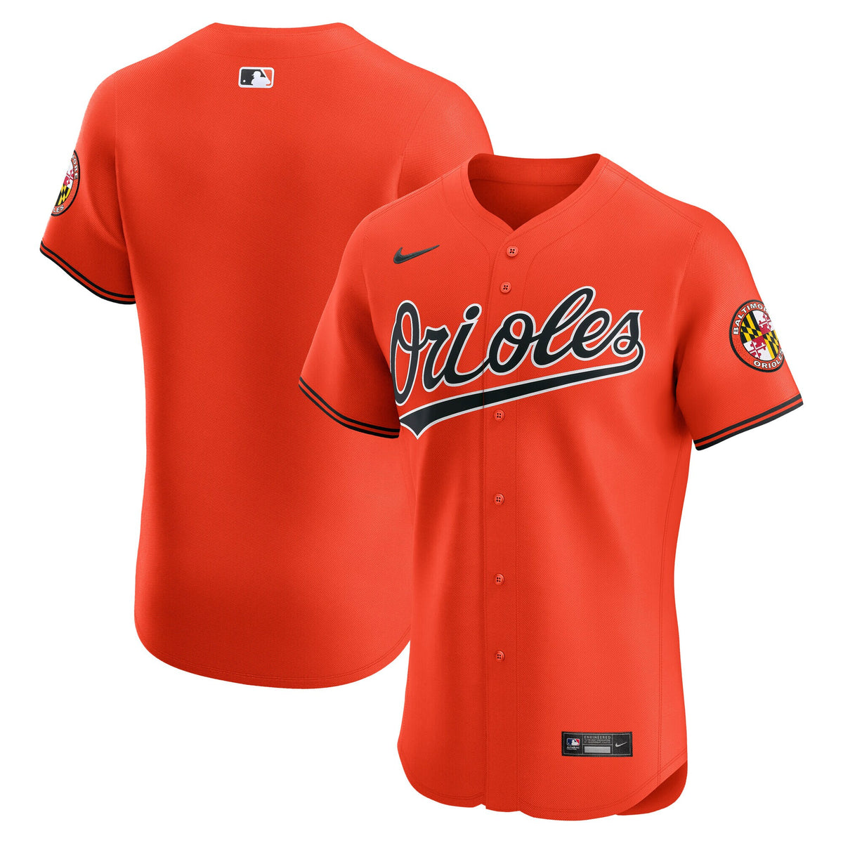 Baltimore Orioles Orange Alternate 2 Elite Jersey