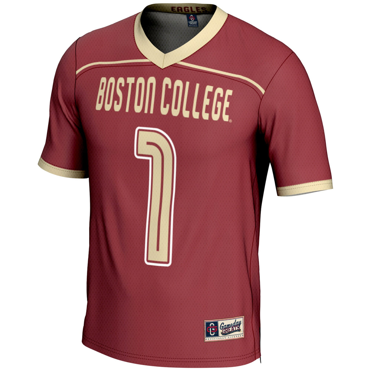 Boston College Eagles GameDay Greats #1 Lightweight Lacrosse Jersey - Maroon