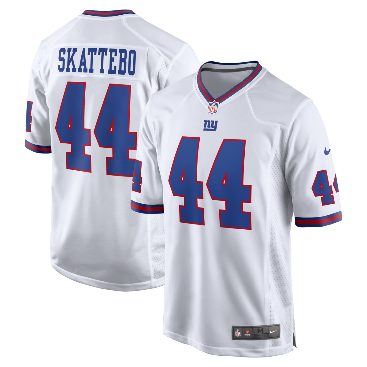 New York Giants Cam Skattebo White Alternate Vintage White Game Jersey