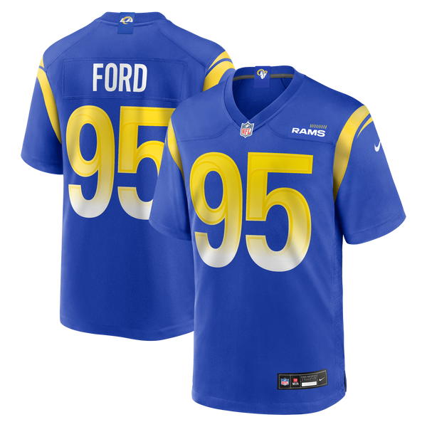 Los Angeles Rams Poona Ford Nike Royal Team Game Jersey