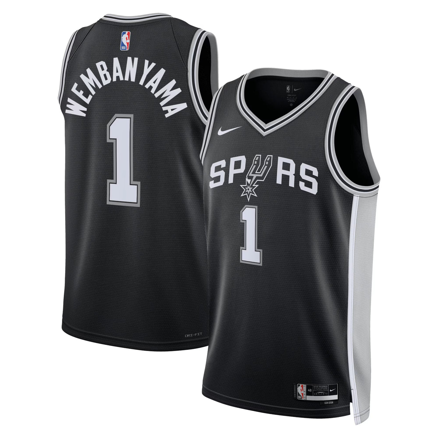 San Antonio Spurs Nike Icon Swingman Jersey - Victor Wembanyama