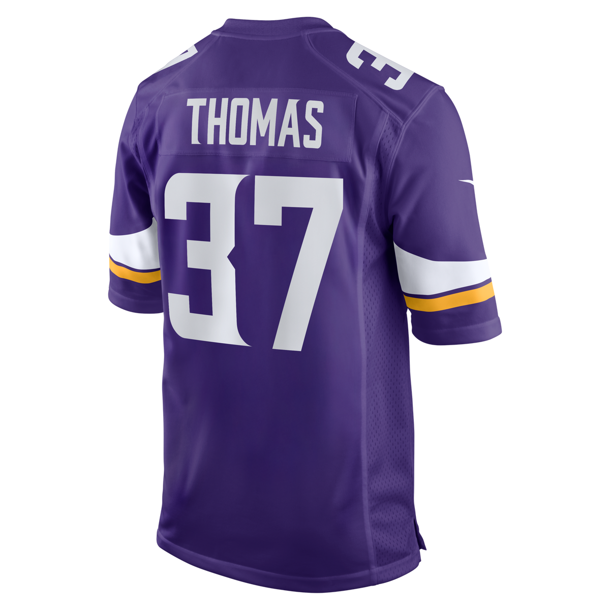 Minnesota Vikings Tavierre Thomas Purple Team Game Jersey