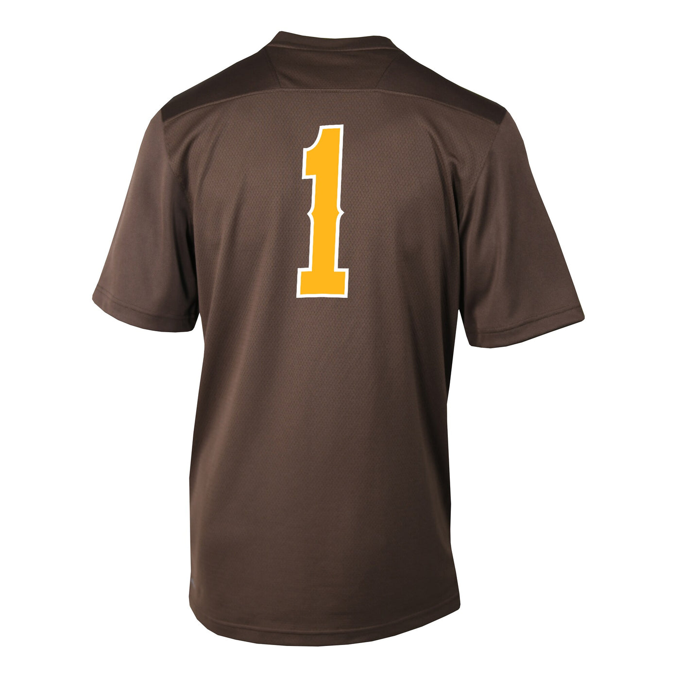 adidas #1 Brown Wyoming Cowboys Replica Football Jersey