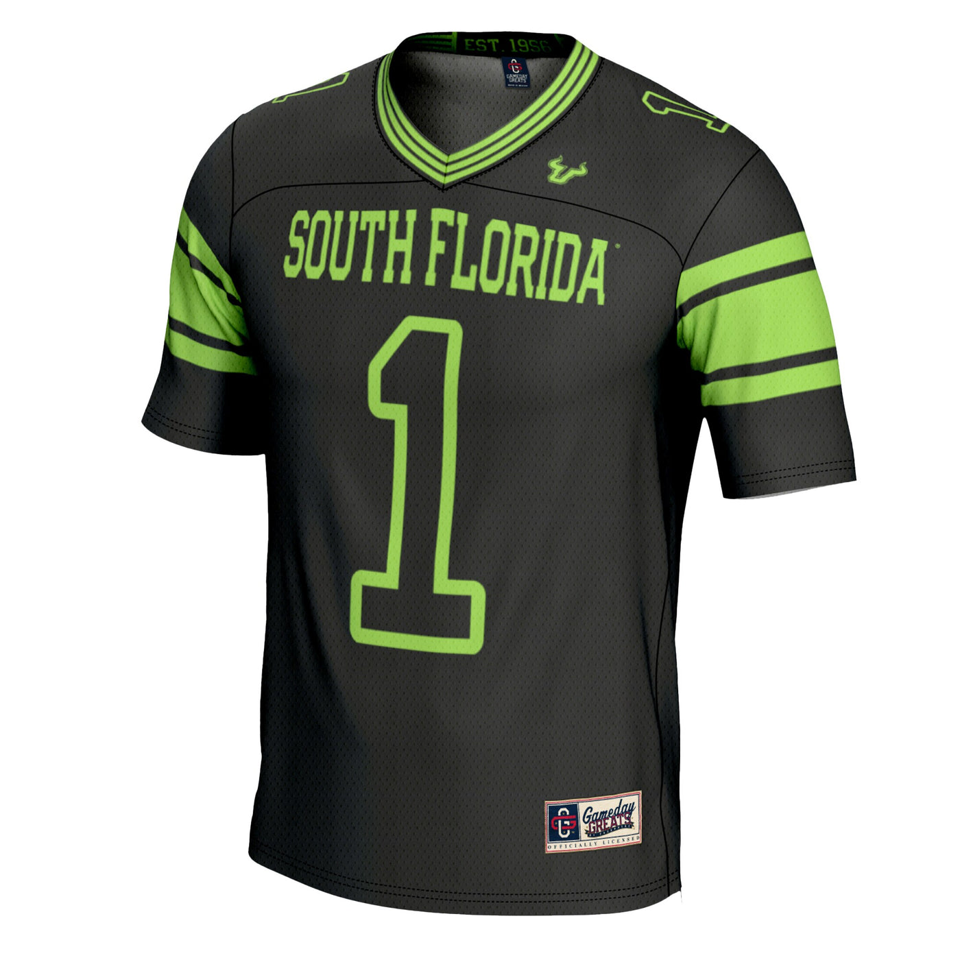 GameDay Greats #1 Black South Florida Bulls Football Jersey