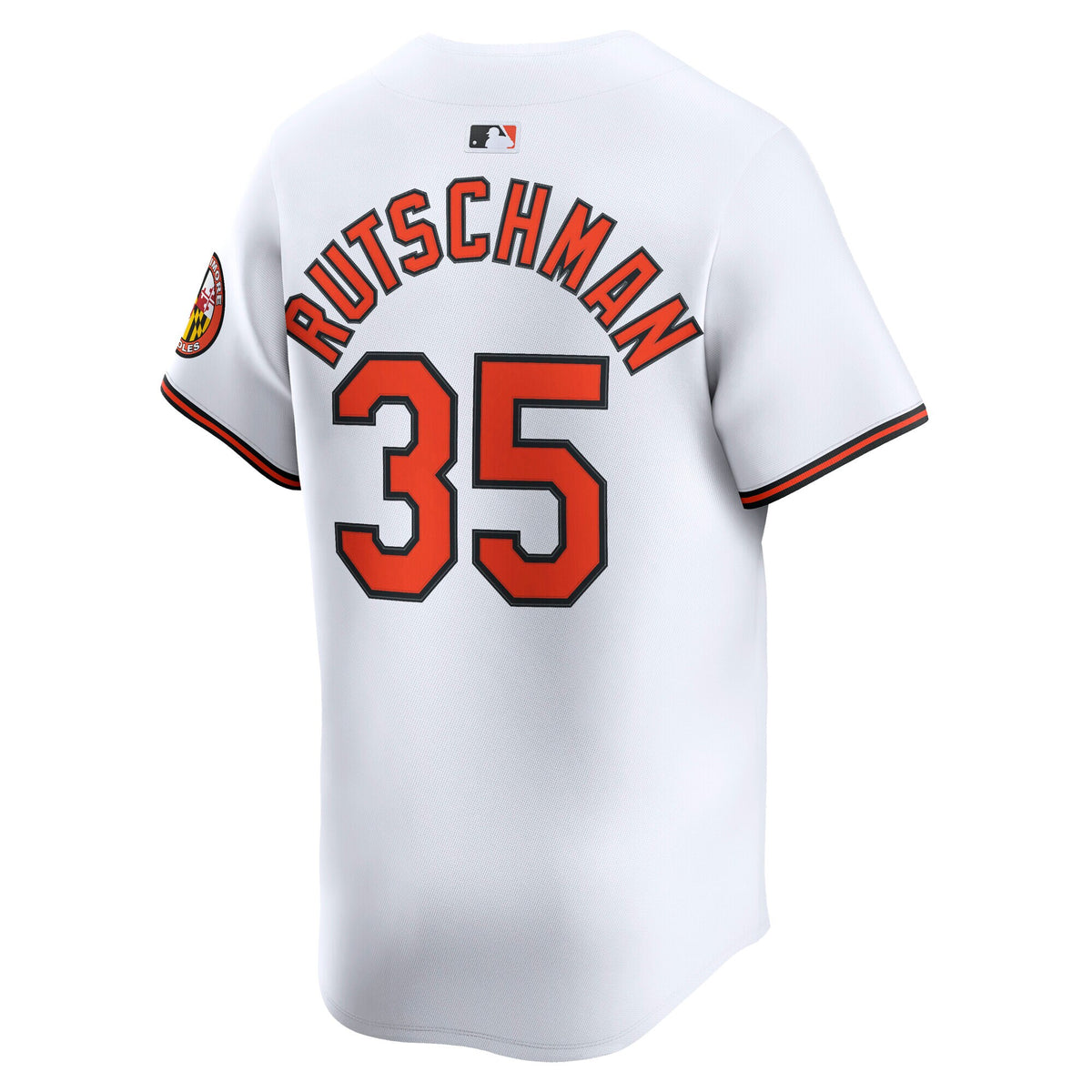 Baltimore Orioles Adley Rutschman White Home Limited Player Jersey
