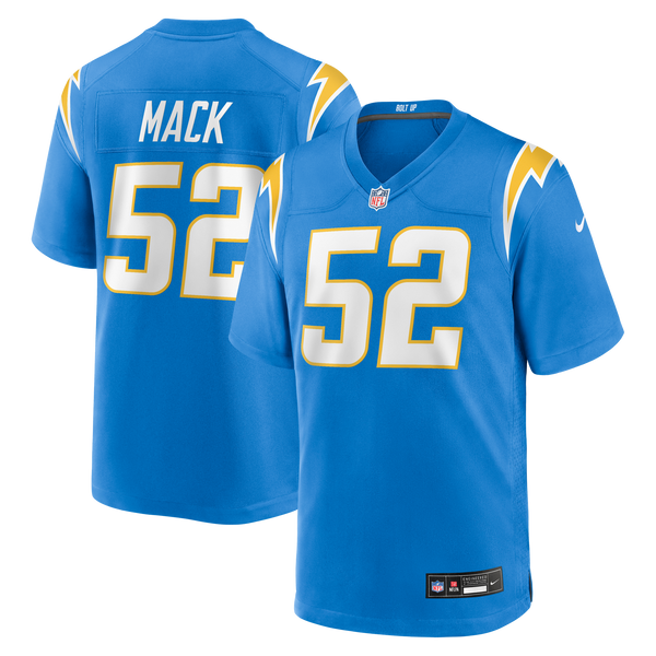 Los Angeles Chargers Khalil Mack Nike Powder Blue Game Jersey