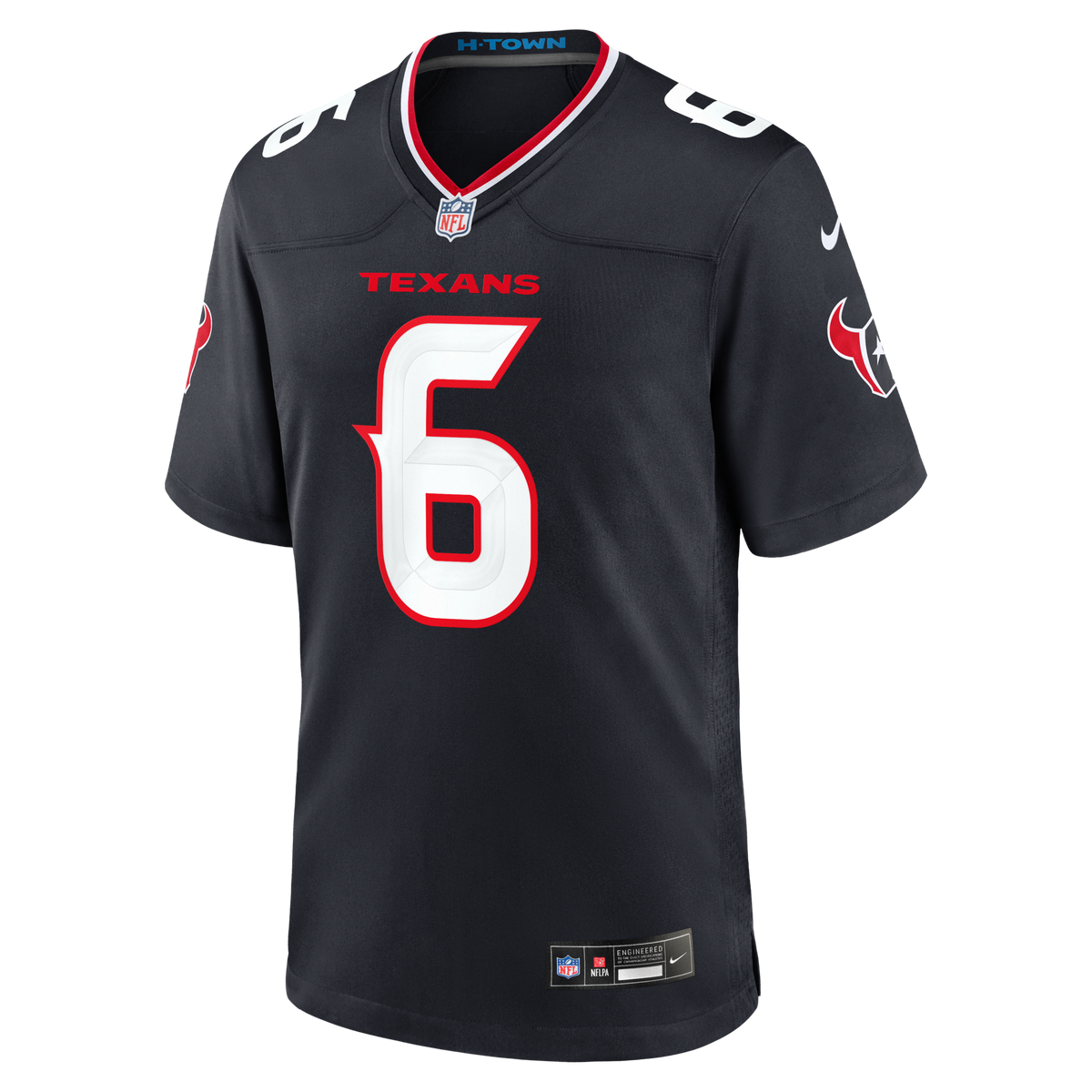 Houston Texans Reed Blankenship Navy Team Game Jersey