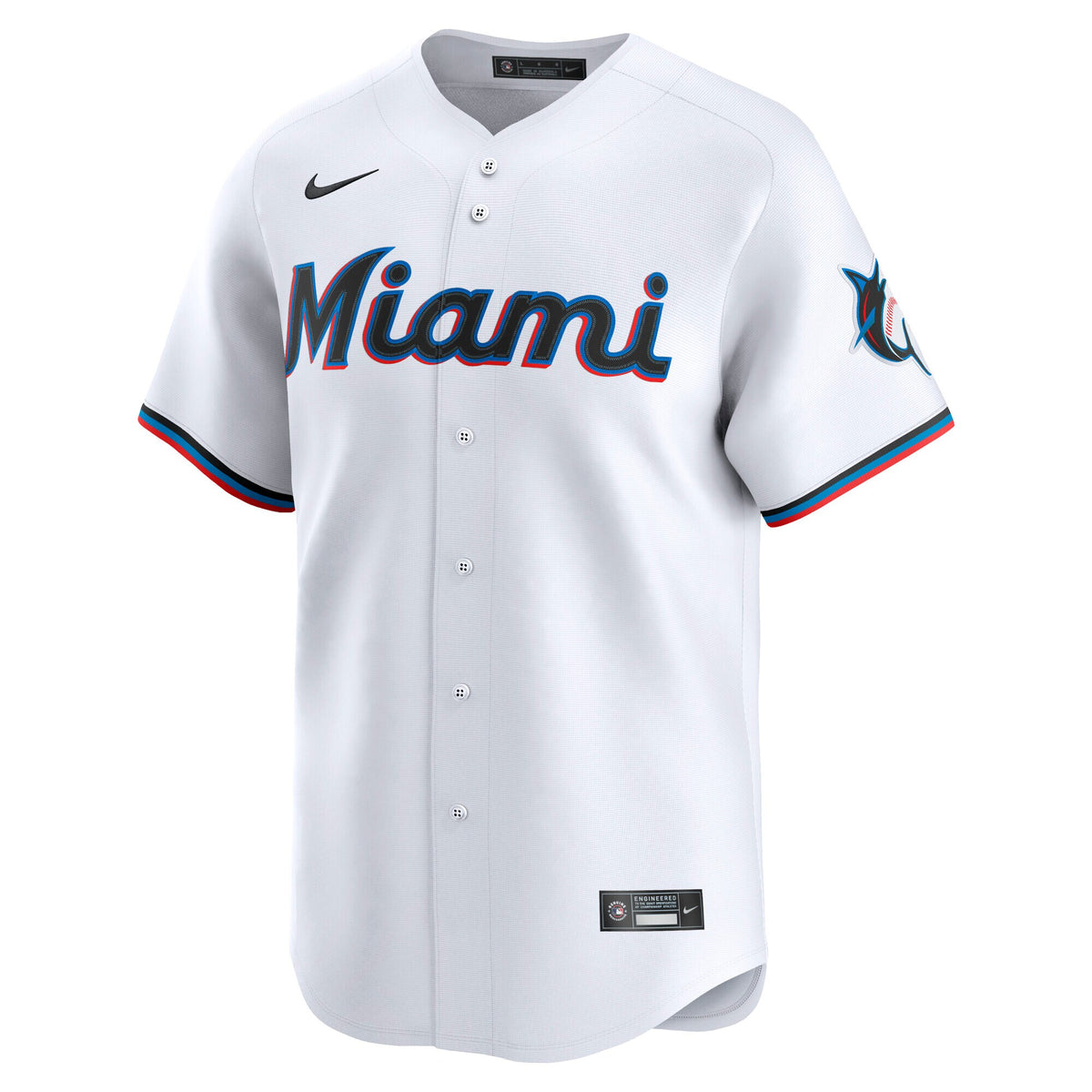 Miami Marlins White Home Limited Jersey