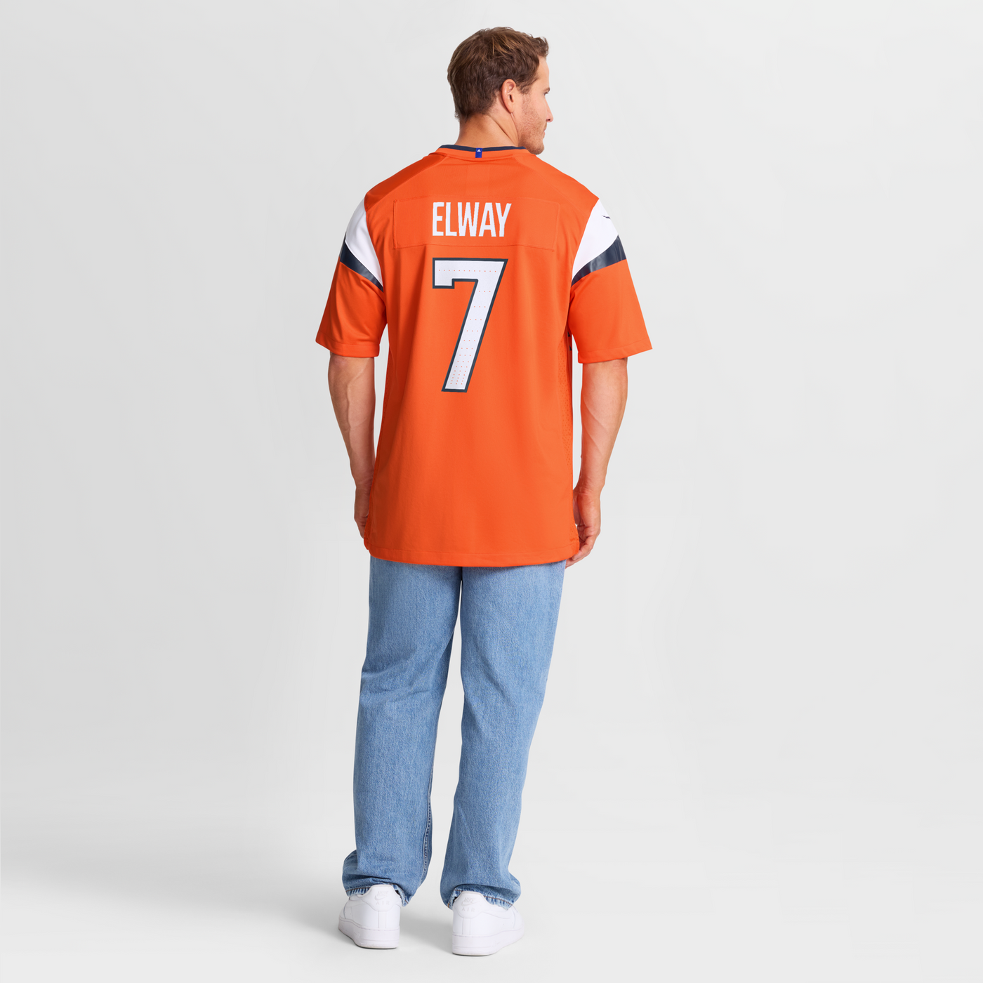Denver Broncos John Elway Nike Orange Team Retired Player Game Jersey