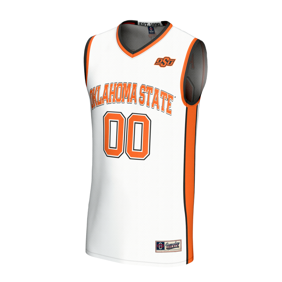 Oklahoma State Cowboys GameDay Greats Lightweight Collegiate Basketball NIL Pick-A-Player Fashion Jersey - White