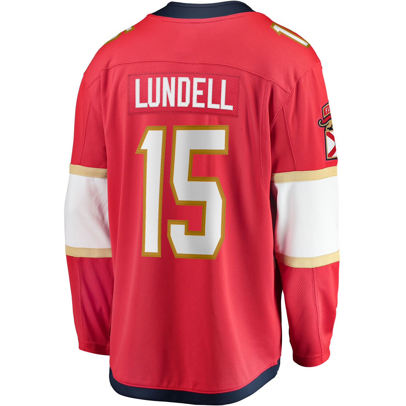 Florida Panthers Anton Lundell Fanatics Red Home Breakaway Player Jersey