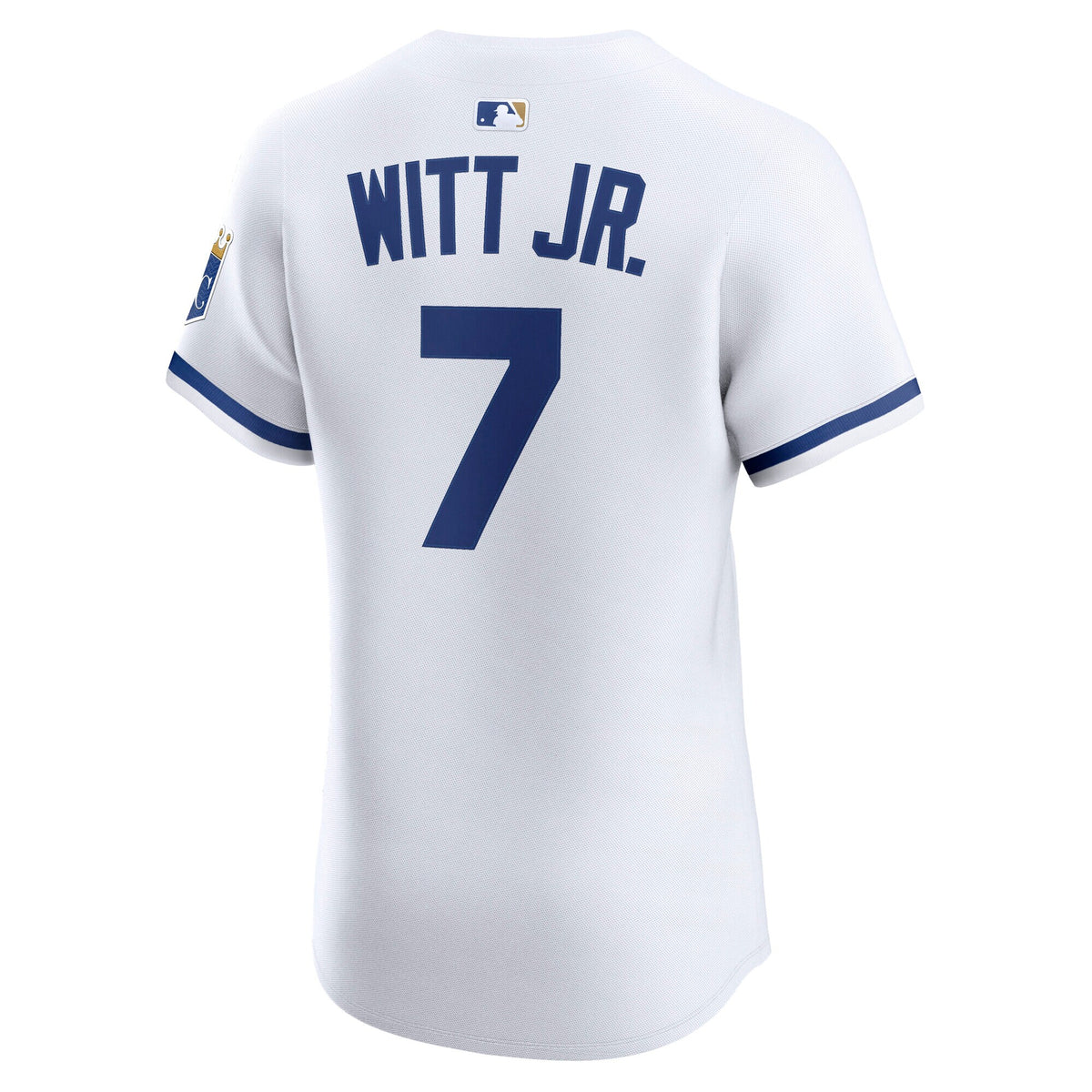 Kansas City Royals Bobby Witt Jr. White Home Elite Player Jersey
