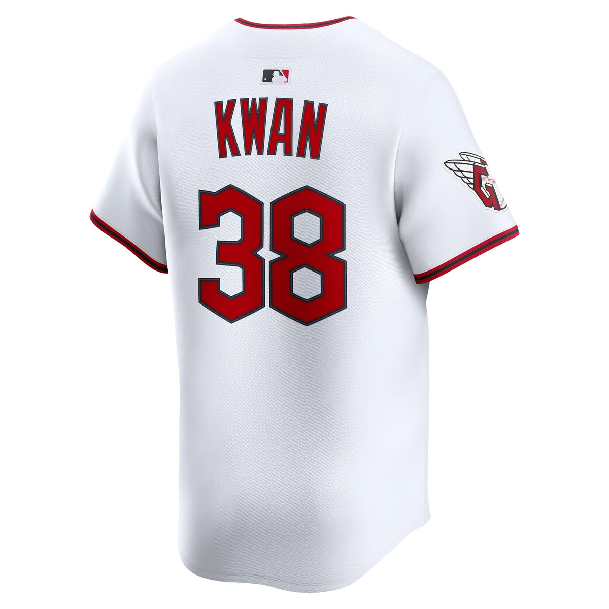 Cleveland Guardians Steven Kwan White Home Limited Player Jersey