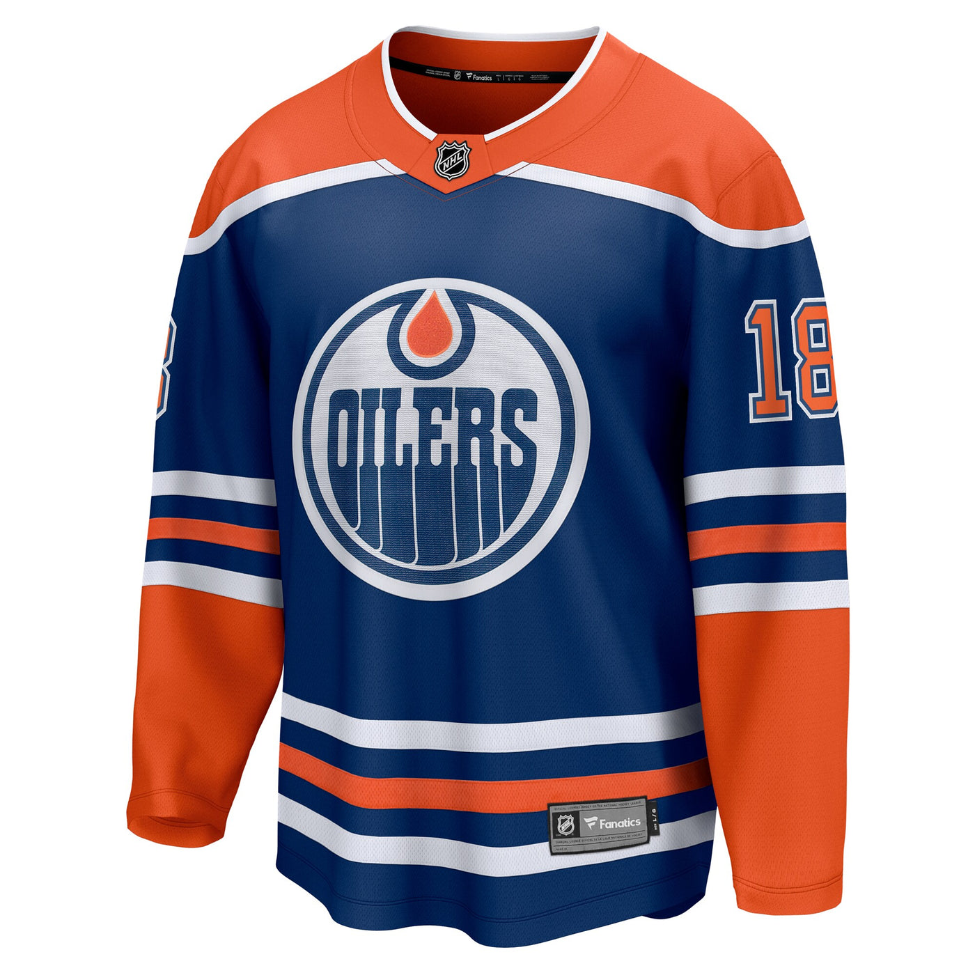 Edmonton Oilers Zach Hyman Fanatics Royal Home Breakaway Player Jersey