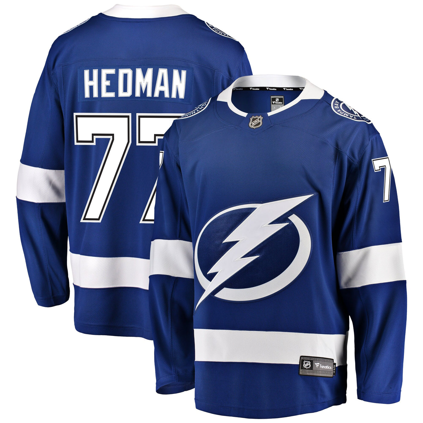 Tampa Bay Lightning Victor Hedman Fanatics Blue Home Breakaway Player Jersey