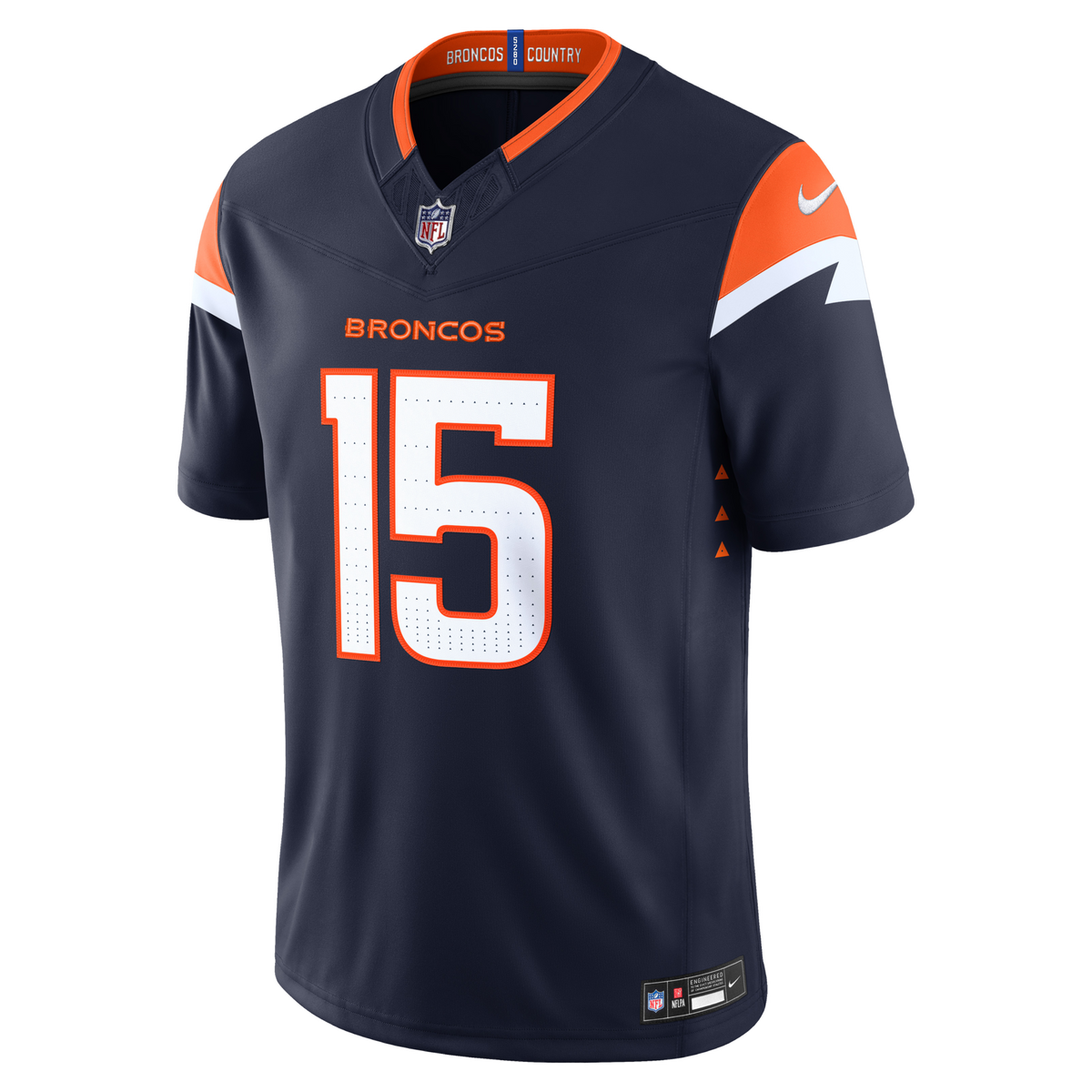 Denver Broncos Nik Bonitto Navy Alternate Vapor F.U.S.E. Stitched Limited Jersey