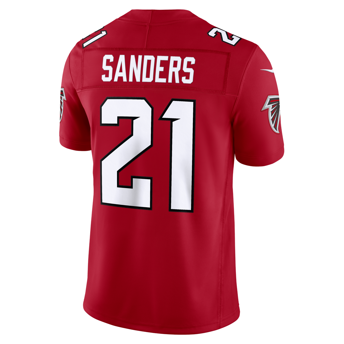 Atlanta Falcons Deion Sanders Red Team Vapor F.U.S.E. Stitched Retired Limited Jersey