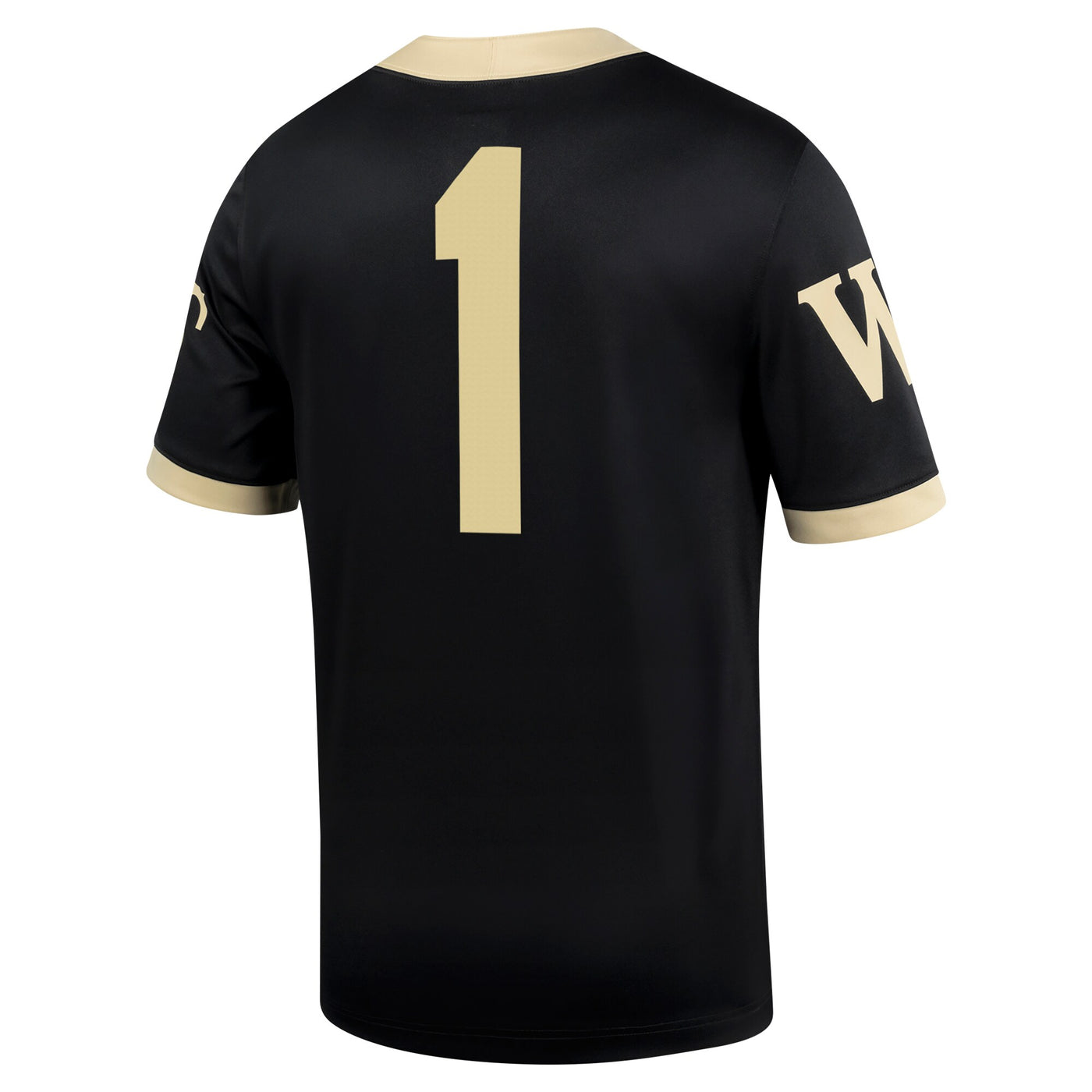 Nike #1 Black Wake Forest Demon Deacons Untouchable Football Jersey