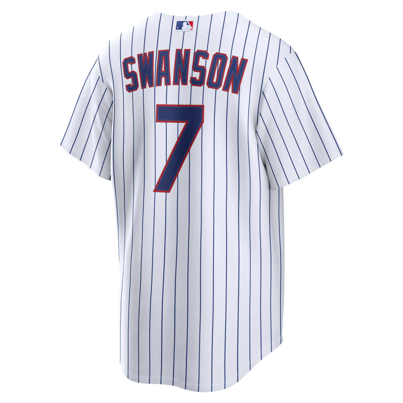 Chicago Cubs Dansby Swanson Nike White Home Replica Jersey