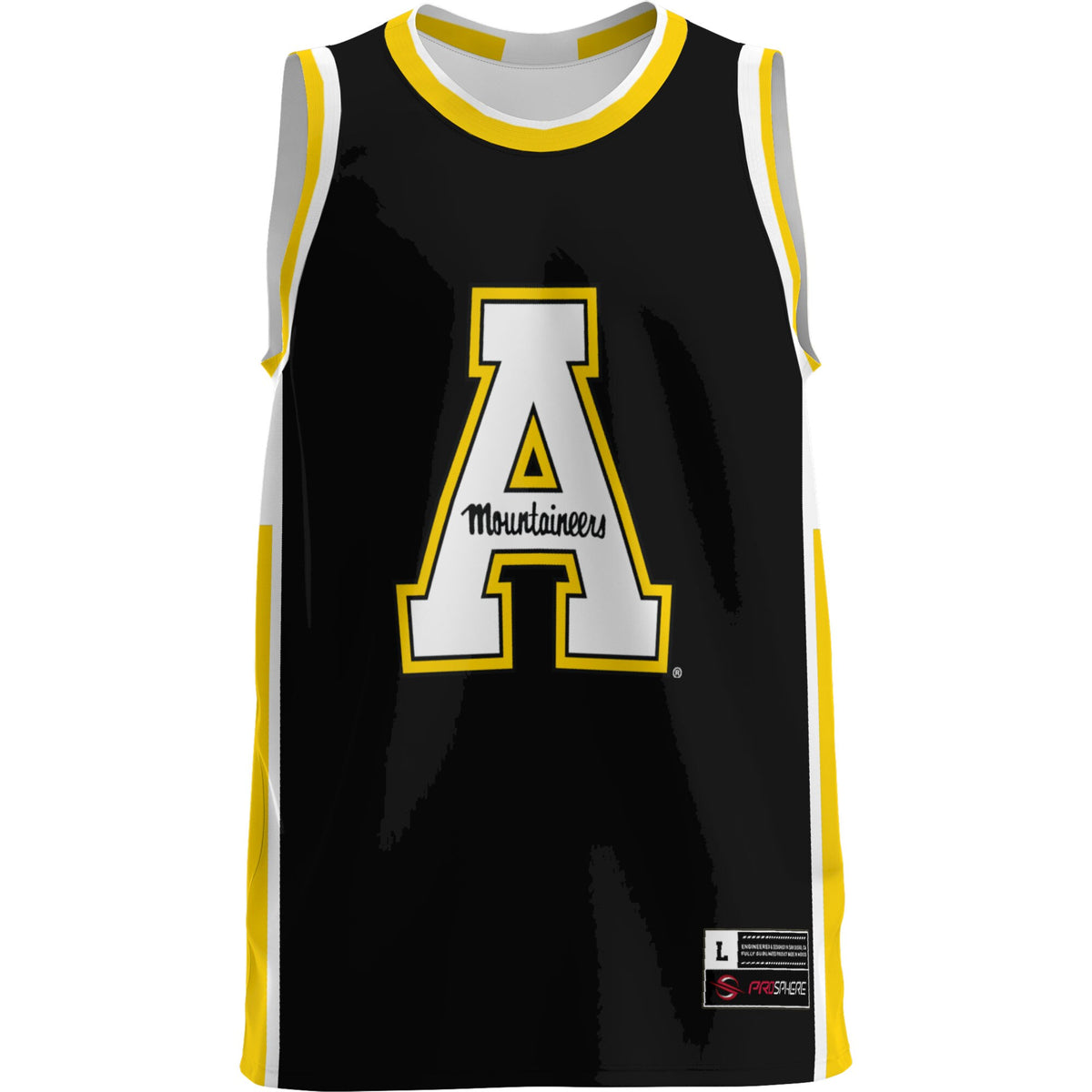 Appalachian State Mountaineers GameDay Greats Lightweight Basketball Jersey - Gold