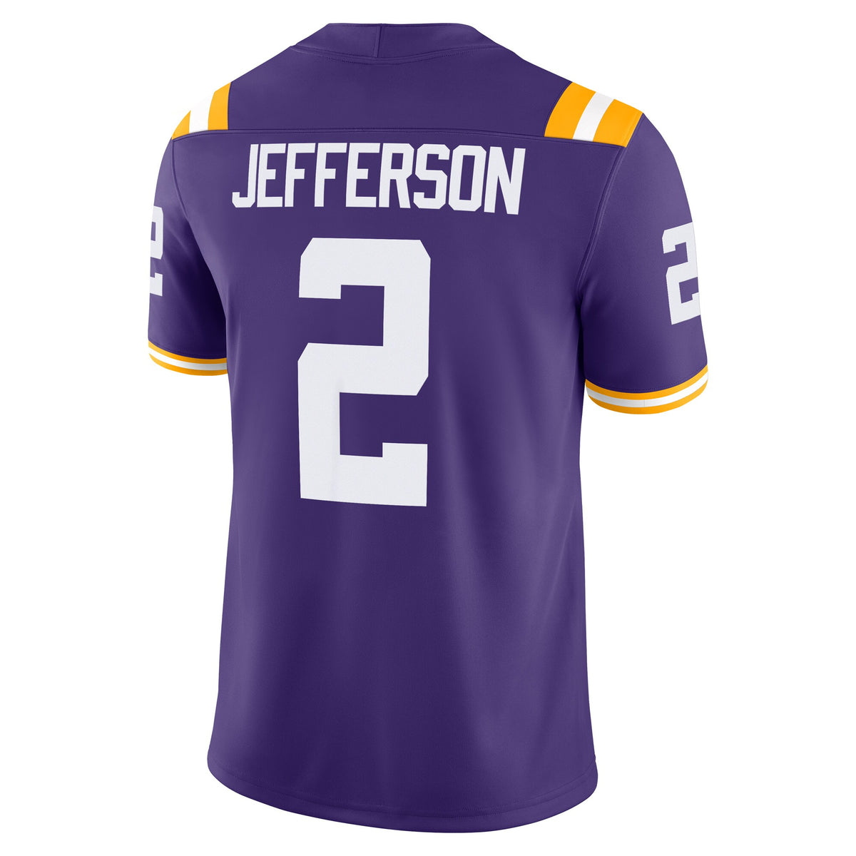 Justin Jefferson LSU Tigers Player Game Jersey - Purple