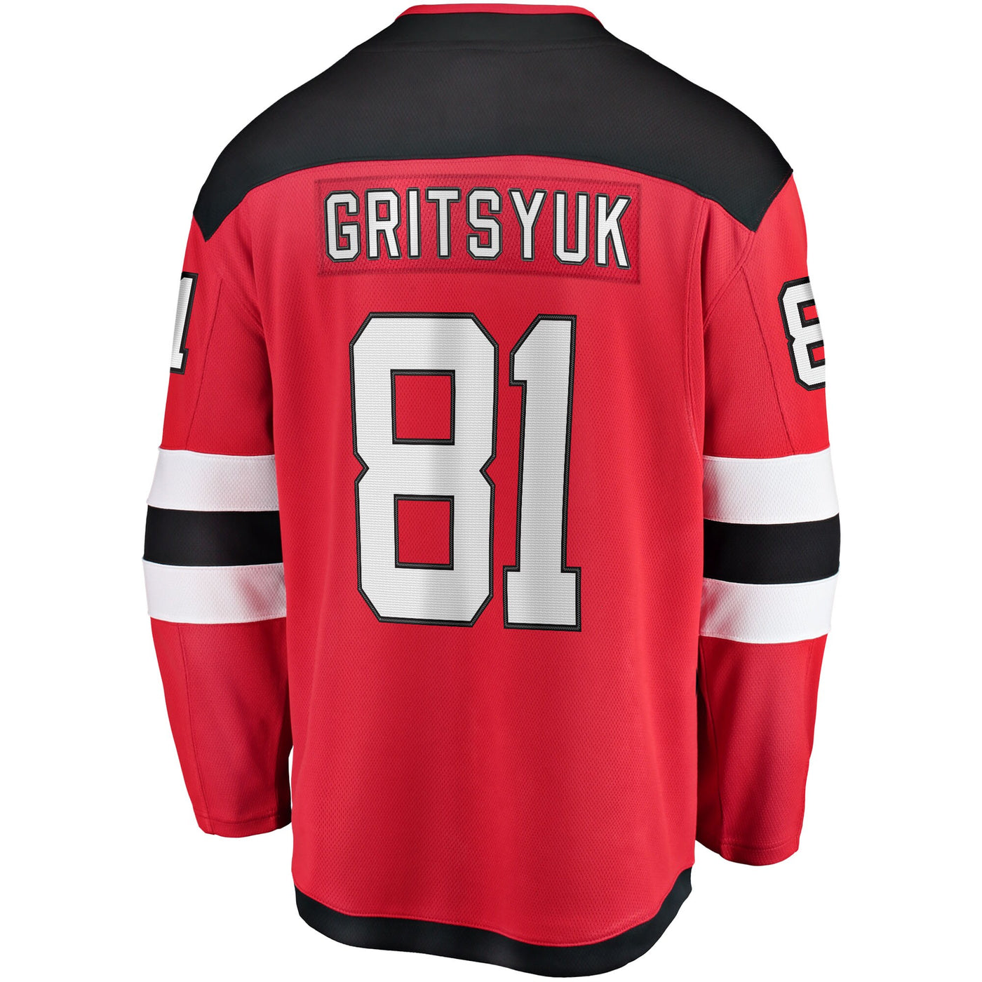 New Jersey Devils Arseny Gritsyuk Fanatics Red Home Breakaway Jersey