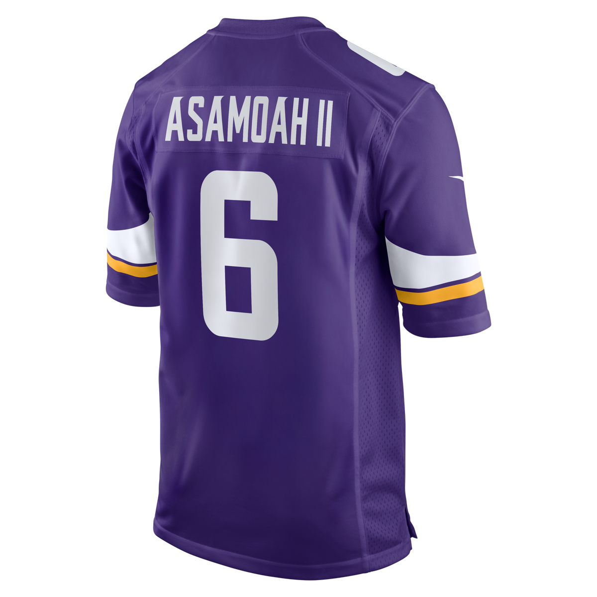 Minnesota Vikings Brian Asamoah II Purple Game Jersey