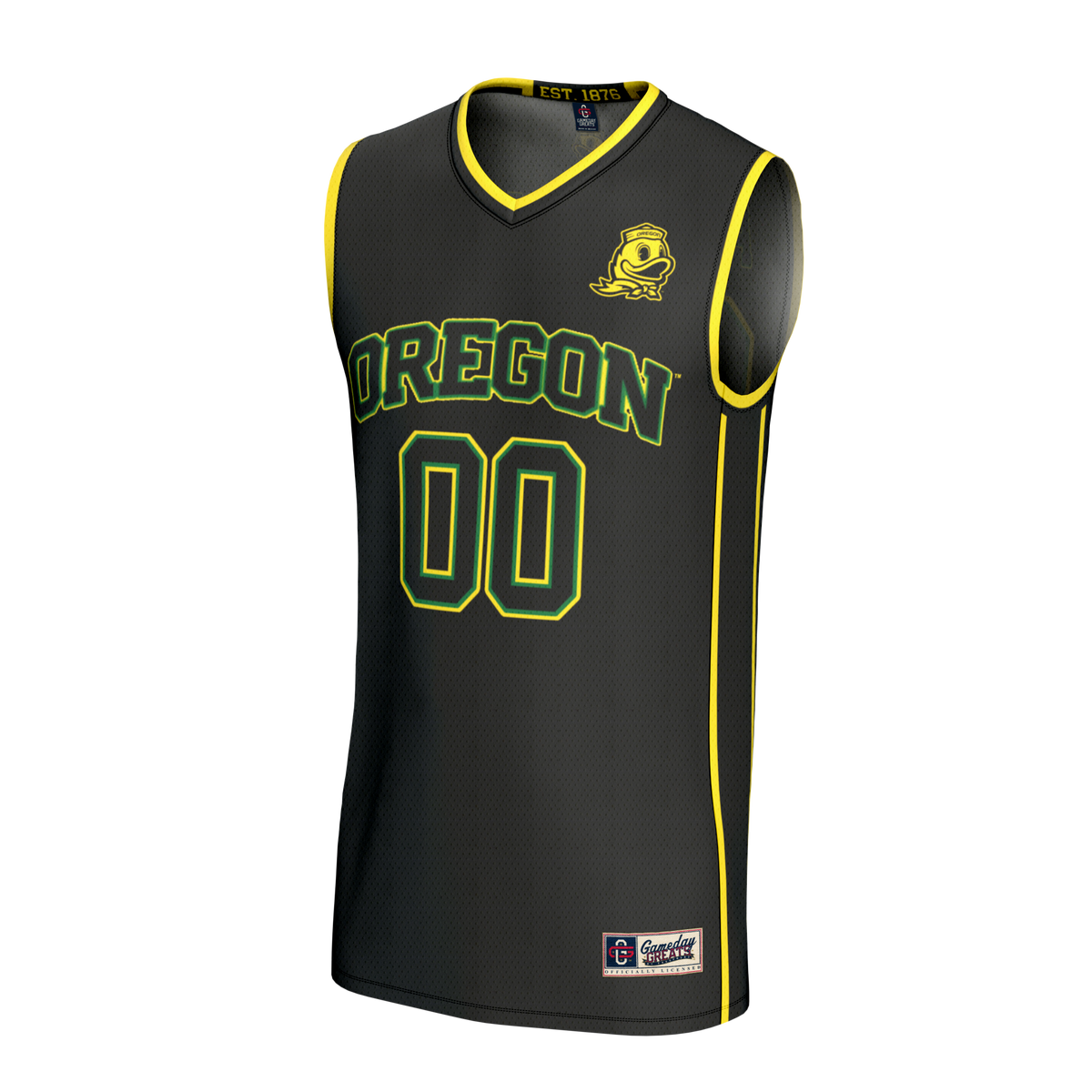 Oregon Ducks GameDay Greats Lightweight Collegiate Basketball NIL Pick-A-Player Fashion Jersey - Black
