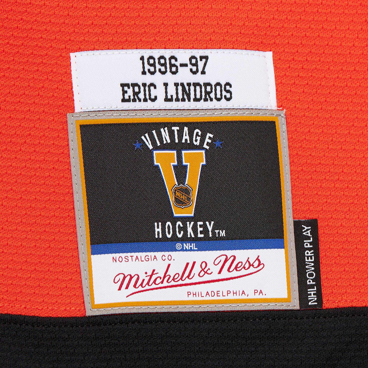 Philadelphia Flyers Eric Lindros Orange 1996-97 Power Play Jersey