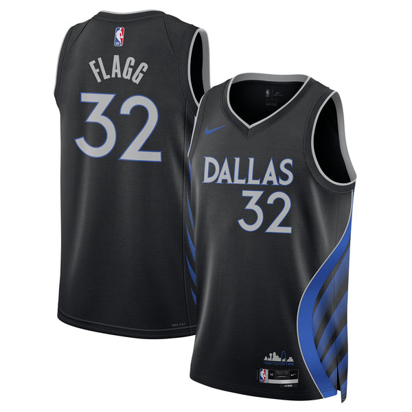 Dallas Mavericks 2025/26 City Edition Swingman Jersey - Black - Cooper Flagg