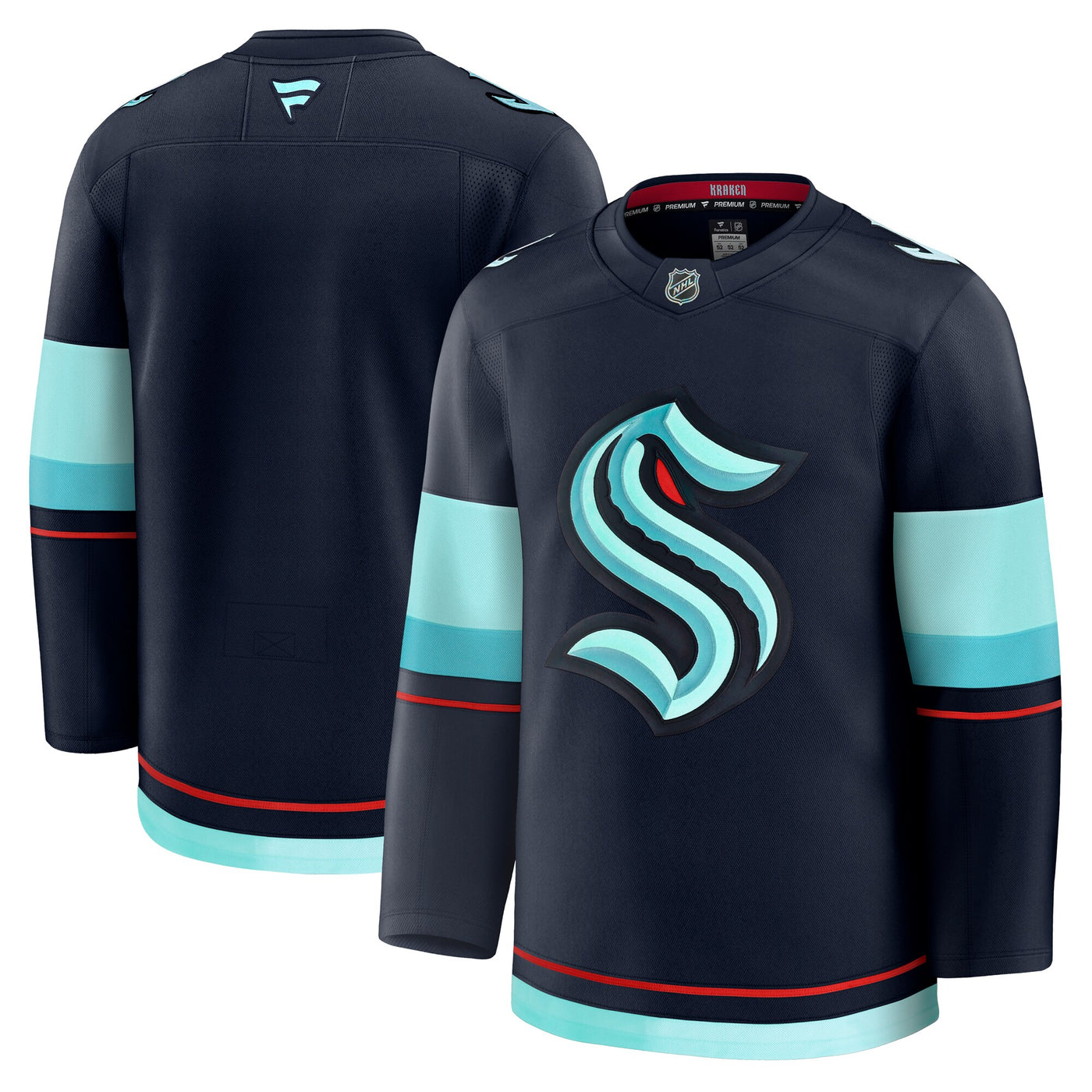 Seattle Kraken Fanatics Deep Sea Blue Home Premium Jersey